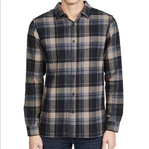 Native Youth Plaid Button Up